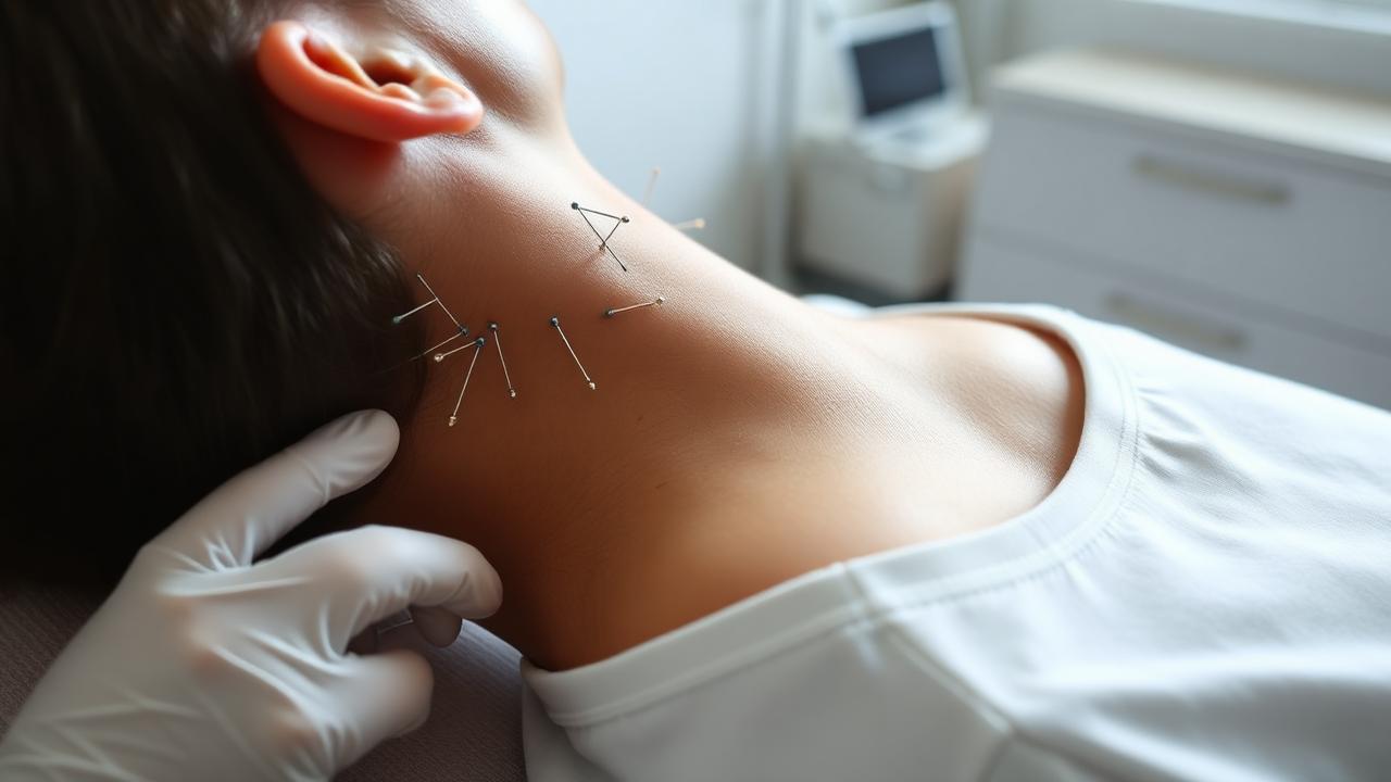 Acupuncture care for neck pain and shoulder tension at the Hicksville clinic